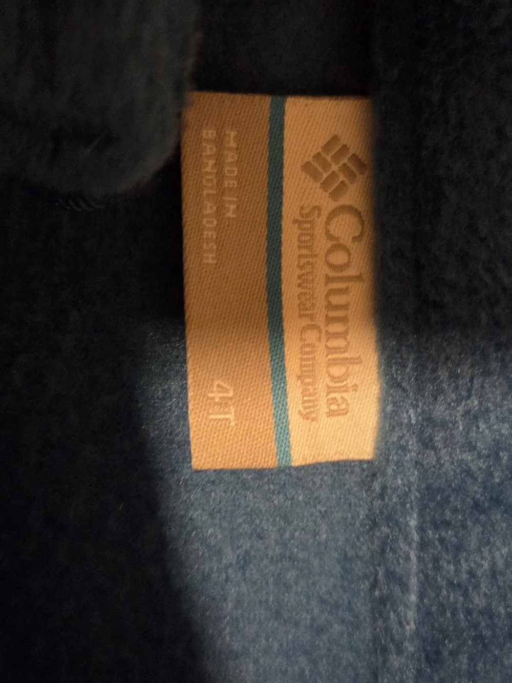 Columbia Blue Full-Zip Fleece Jacket
